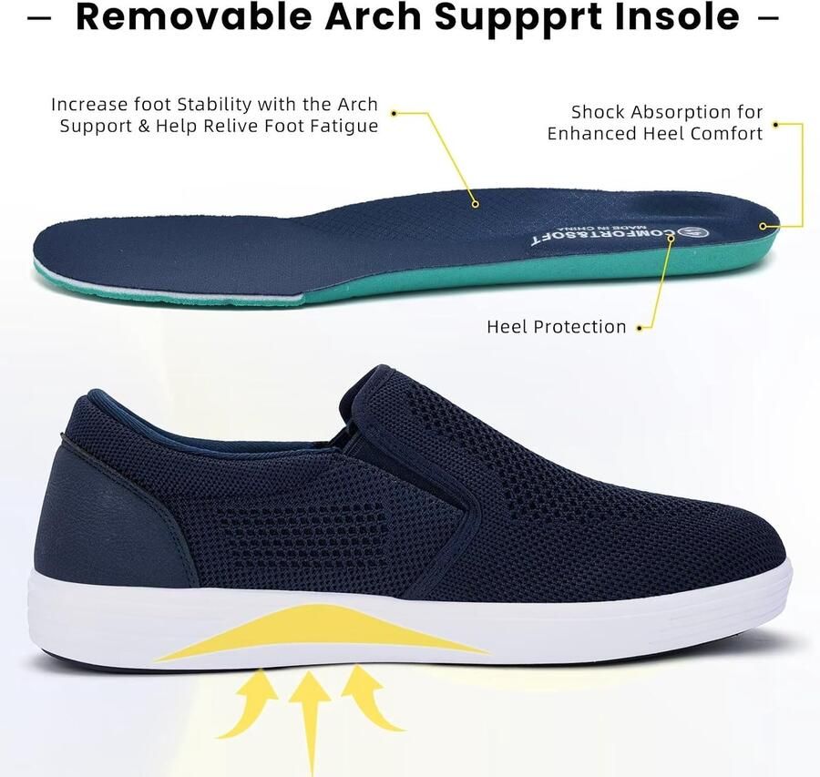 Slip-on Bootschoenen Ademend Mesh & Ultralicht Perfect voor Strand en Vrije Tijd