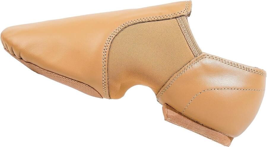 Slip-on jazz schoenen echt leer gedeelde zool danspraktijk & perfor ce jazz dansschoenen voor en