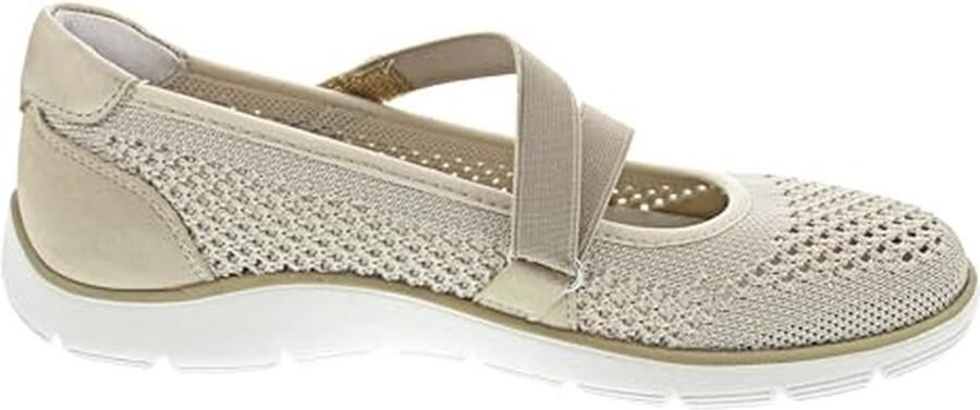 Slip-On Schoen Beige Ademend en Flexibel