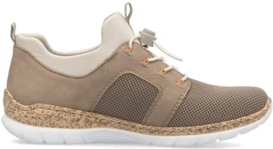 Slip-On Schoen voor Dames Comfortabel en Duurzaam Bruin-Beige