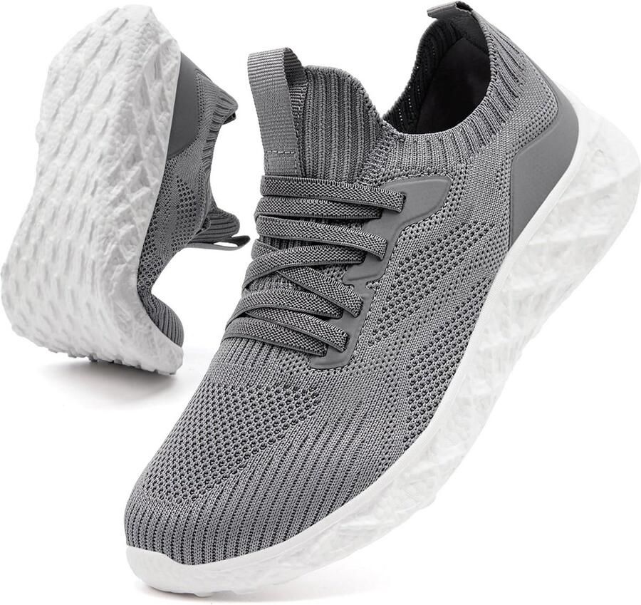 Slip-on Sneakers Dames Lichtgewicht Sportschoenen met Mesh Comfortabele Loopschoenen