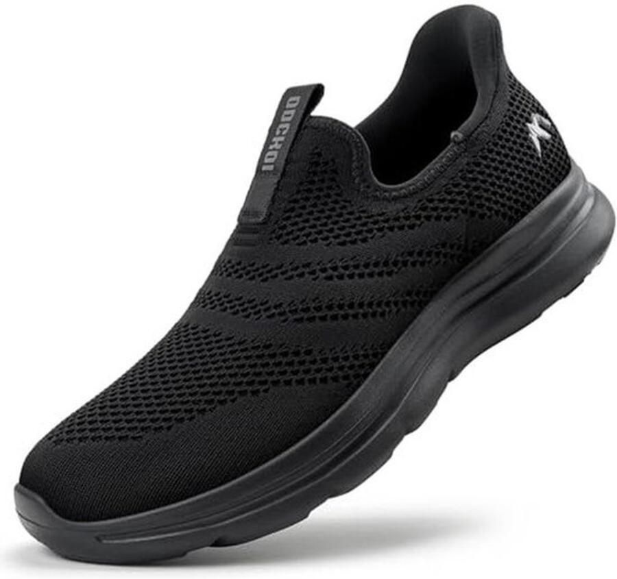 Slip On Sneakers voor Heren Ademende Lichtgewicht Sportschoenen voor Wandelen Joggen en Vrije Tijd - Foto 1