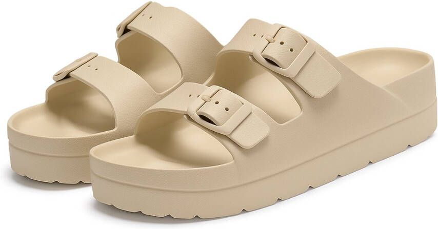 Slipper Slippers Dames Sandalen Ergonomische slipper orthopedische zool Beige