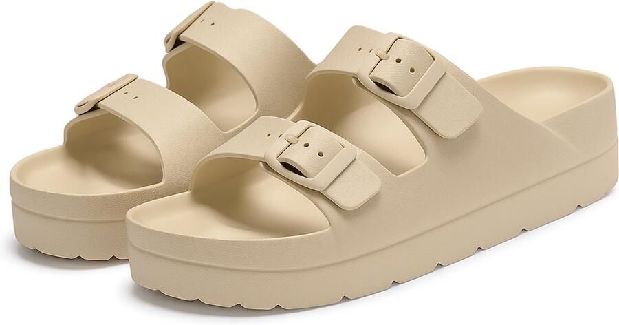Slipper Slippers Dames Sandalen Ergonomische slipper orthopedische zool Beige