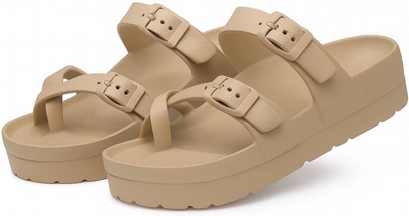 Slipper Slippers Dames Sandalen Ergonomische slipper orthopedische zool Bruin