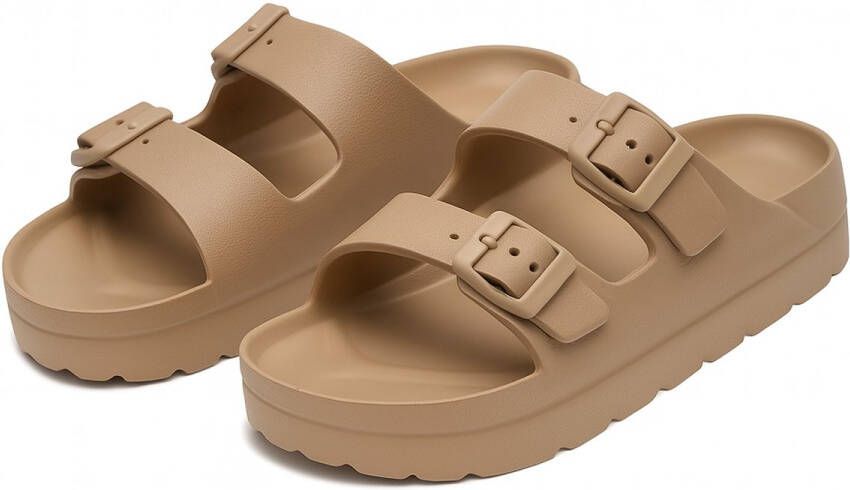 Slipper Slippers Dames Sandalen Ergonomische slipper orthopedische zool Camel