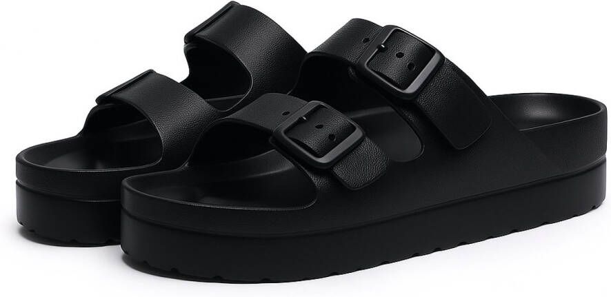Slipper Slippers Dames Sandalen Ergonomische slipper orthopedische zool Zwart