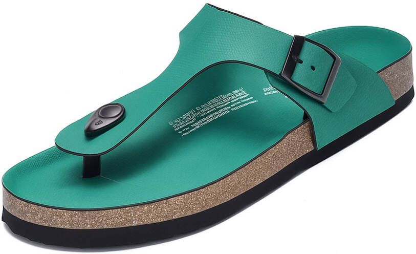 Slipper Teenslipper Ergonomische slipper orthopedische zool Unisex Groen
