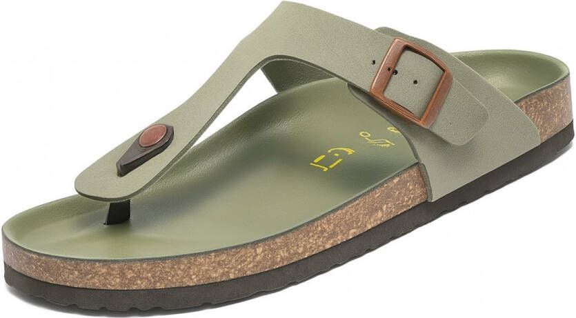 Slipper Teenslipper Ergonomische slipper orthopedische zool Unisex Lichtgroen