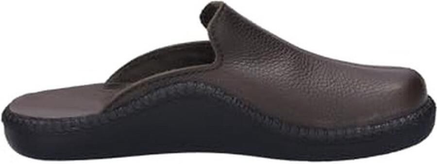 Slippers 42 EU Mocha kleur Nappa leer