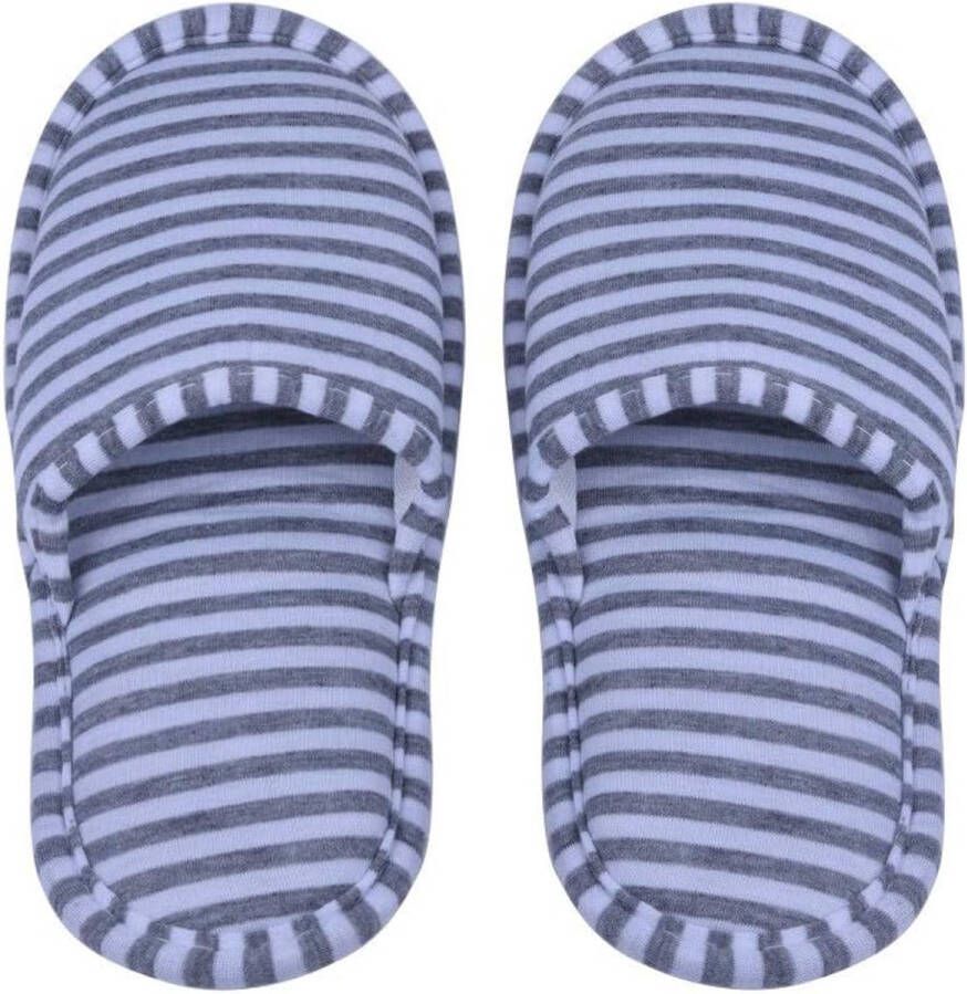 Slippers Akozon Draagbare Opvouwbare Katoenen Antislip Pantoffels voor Reizen en Thuis Herbruikbaar