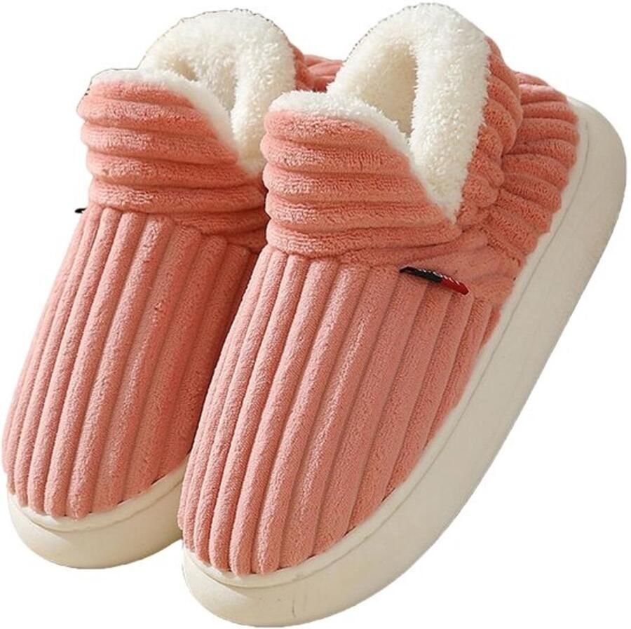 Slippers Dames Antislip Pantoffels Warm Lichtgewicht Pluche Memory Foam Inlegzolen