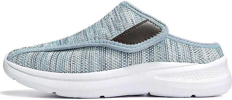 Slippers Extra Weight Licht Comfortabel Slippers Senioren Slip On Klettverschluiting Sleifvaste Orthopädische Gezondheidsschoenen voor Gezwellen Voeten