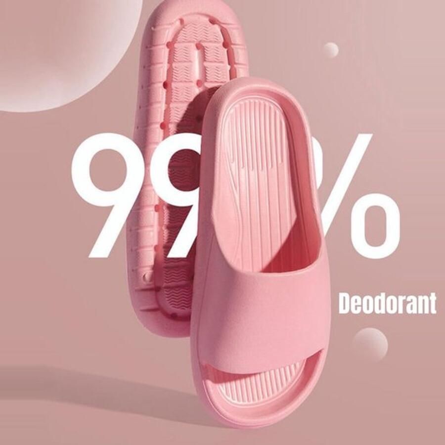 Slippers Dames Lichtgewicht Antislip Zacht en Comfortabel Roze Sandalen