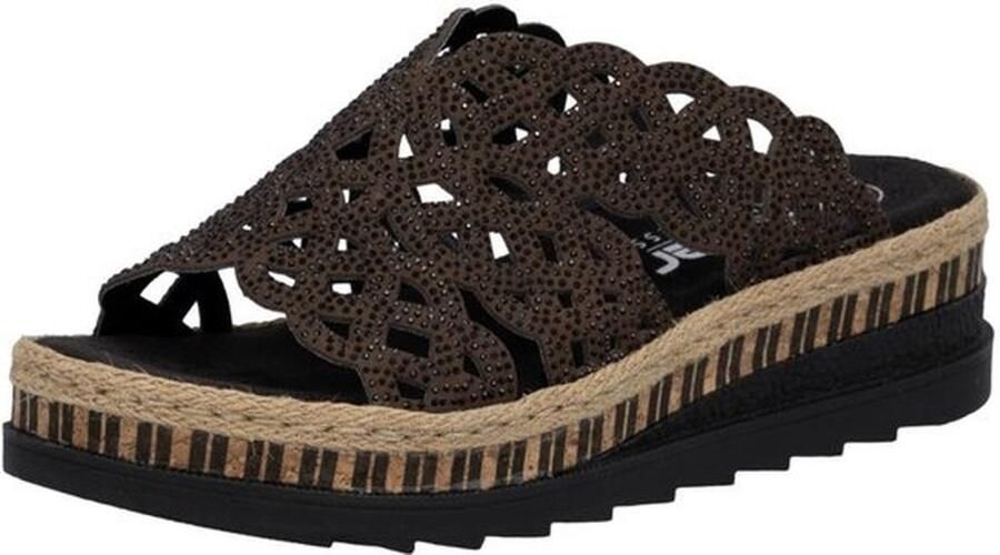 Slippers Dames Schokbestendig Antislip Lichtgewicht Zachte Binnenzool Mode met Strass Mules