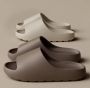 Slippers Badslippers Slippers Badslippers Kokos Slippers Strand Slides Effen Kleur Dikke Zool Dikke Zool Anti-Slip Cloud Sandalen Lichtgewicht Zomer Sandalen Beige Slides - Thumbnail 1