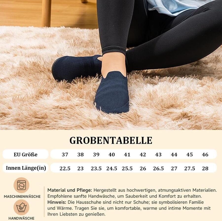 Slippers Herenslippers sslippers Lichtgewicht Slippers met Gesloten Teen Ade de Slippers Knusse Slippers Unisex Blotevoeten