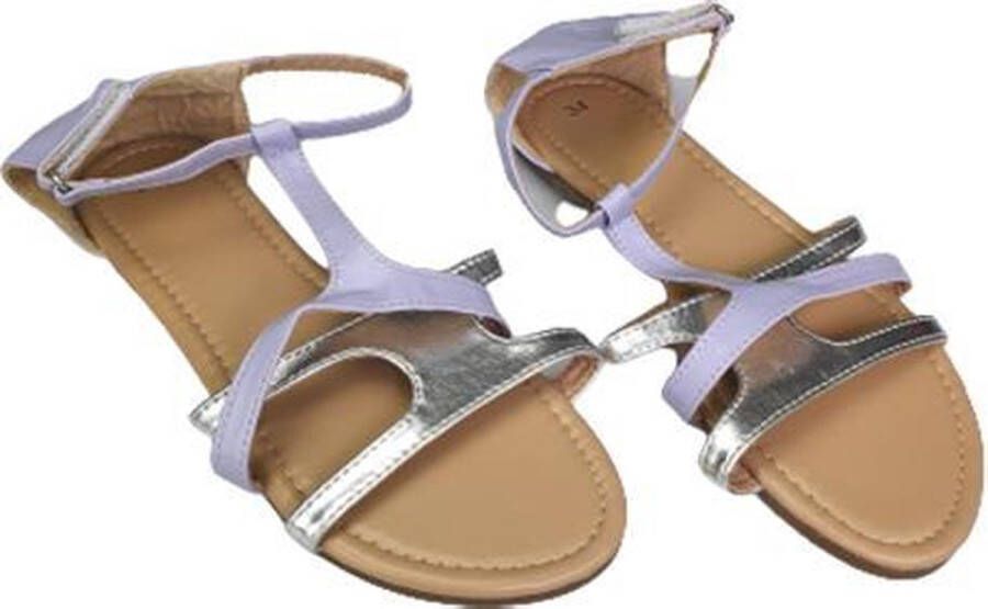 Merkloos Sans marque Slippers JOELLE Paars Zilver - Foto 2