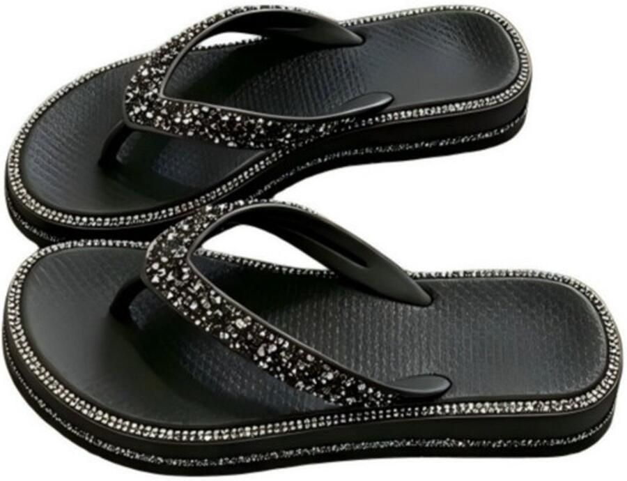 Slippers Maat L ??39 Geschikt voor een voetlengte van Huisslippers Antislip Badkamerslippers Buitenslippers Casual slippers Lichtgewicht Dikke zool Strandslippers Slippers voor binnen