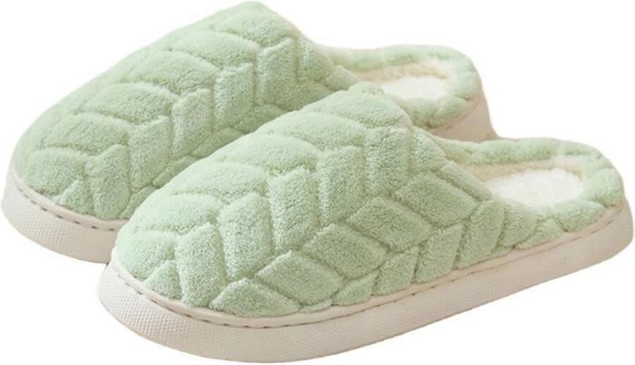 Slippers Maat S 36-37-aanbevolen voor Valt klein uit Damesslippers Katoenen slippers Huisslippers Pluche slippers Warme slippers Antislip-slippers Geschikt voor binnen en buiten