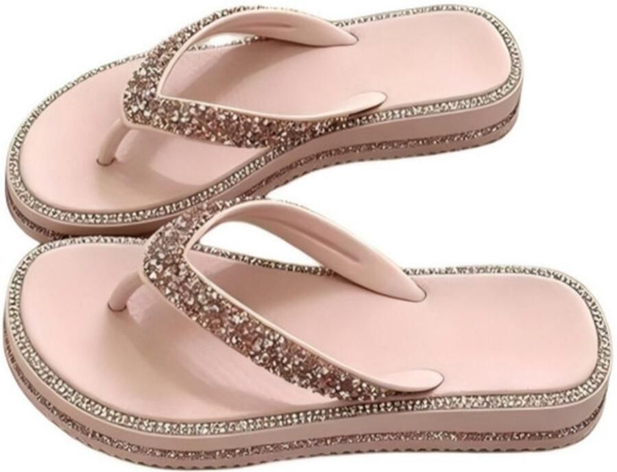 Slippers Maat S ??35 Geschikt voor een voetlengte van Huisslippers Antislip Badkamerslippers Buitenslippers Casual slippers Lichtgewicht Dikke zool Strandslippers Slippers voor binnen