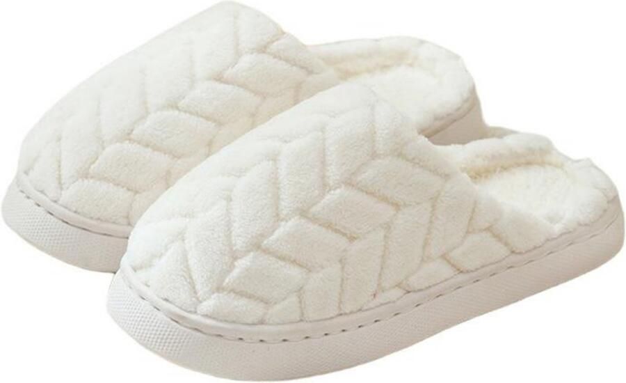Slippers Maat S 36-37-aanbevolen voor Valt klein uit Damesslippers Katoenen slippers Huisslippers Pluche slippers Warme slippers Antislip-slippers Geschikt voor binnen en buiten