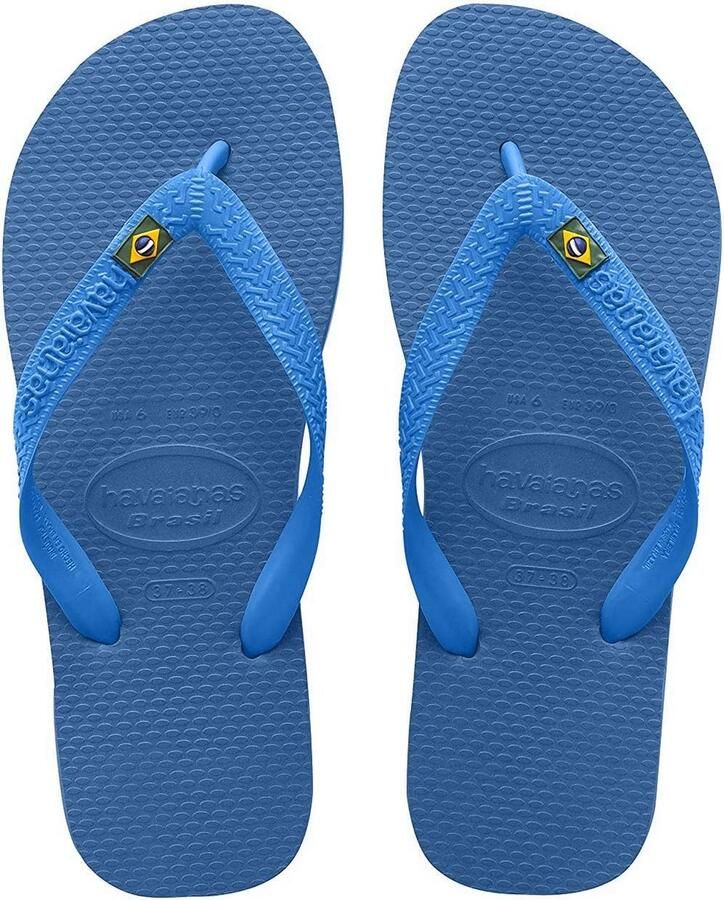 Slippers met Braziliaanse Vlag voor Kinderen en Volwassenen