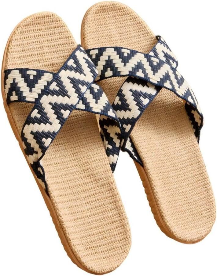 Slippers S-35-36 (Geschikt voor Binnenlengte Damesslippers Pantoffels Slippers met open ne ?? Antislipslippers Huisslippers Ademend Lichtgewicht Praktisch Geschikt voor gebruik in huis