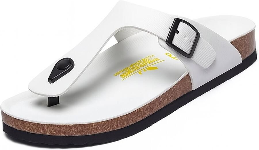 Slippers Teenslipper Ergonomische slipper orthopedische zool Unisex Wit