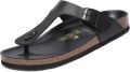 Slippers Teenslipper Ergonomische slipper orthopedische zool Unisex Zwart - Zwart