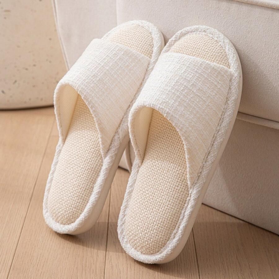 Slippers Valt klein S 36-37【Past bij 35-36】– Huisschoenen Pantoffels Open ne ?? Schoenen met open neus Schoenen met zachte zool Ademend Stijlvol Duurzaam Geschikt voor dames gebruik binnen en buiten thuisgebruik enz