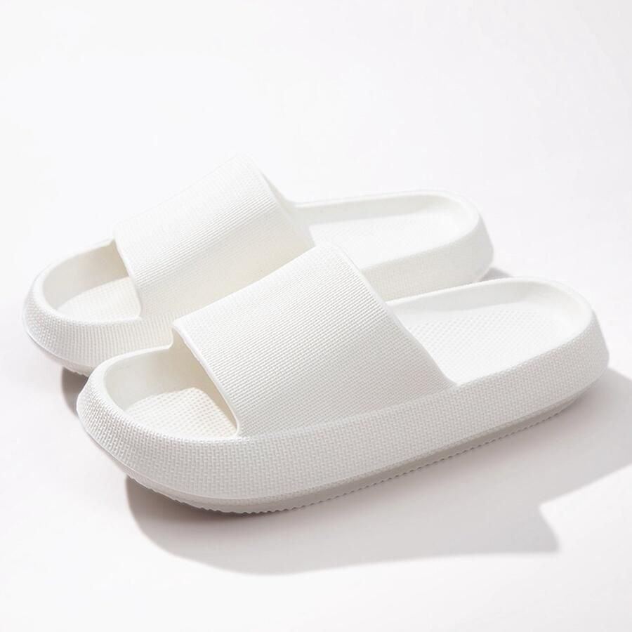 Slippers voor en sandalen met kussen Voor onder de douche gedempte Cloud slippers 38 39 gebroken wit