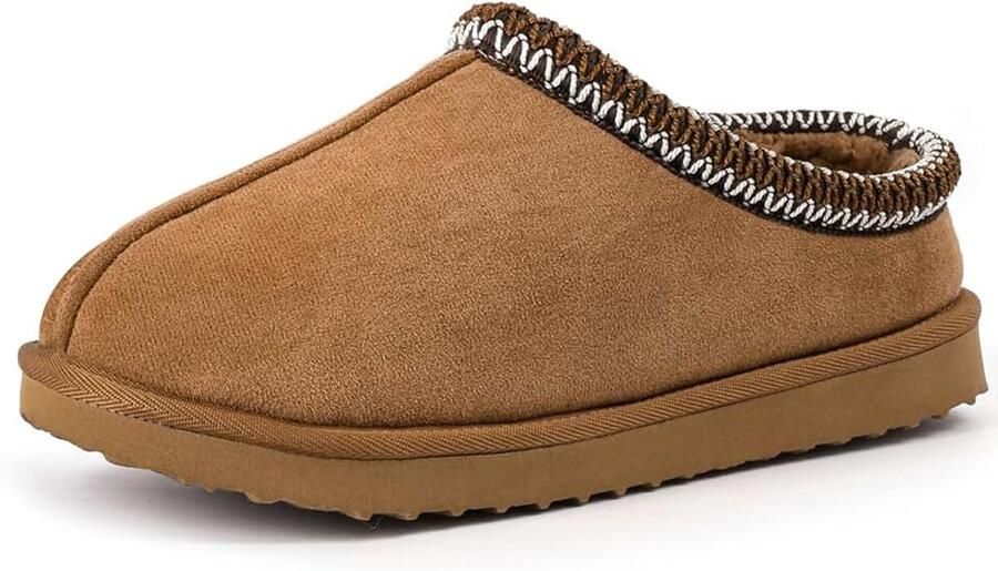 Slippers voor dames pluizige instappers warme winterpantoffels voor dames huisschoenen outdoor imitatiesuède comfortabele zachte voering muilezelsloffen geschenken voor vrouwen