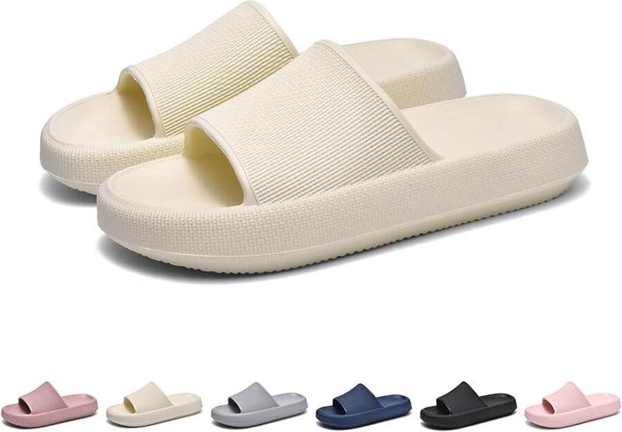 Slippers voor sandalen voor antislip slippers lichtgewicht doucheslippers zachte slippers voor thuis zwembad en tuin（39-40）