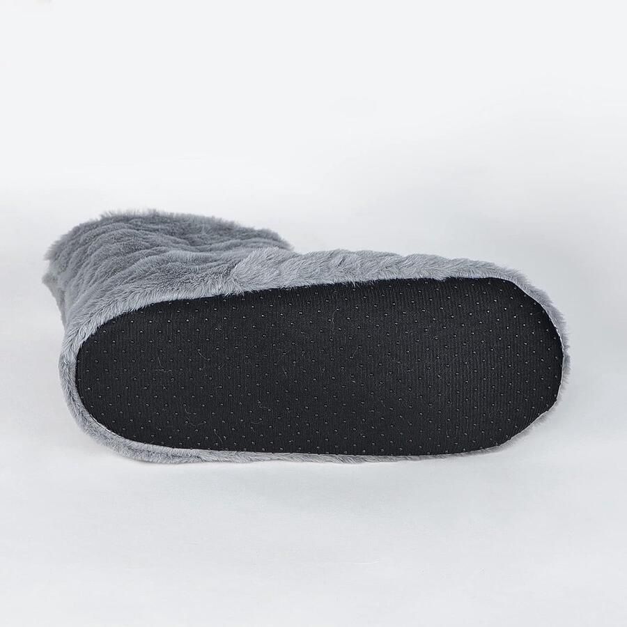 Slippers voor nen en pluche warme vloerschoenen fluffy knuffelbare hoge laarzen ShopVlot
