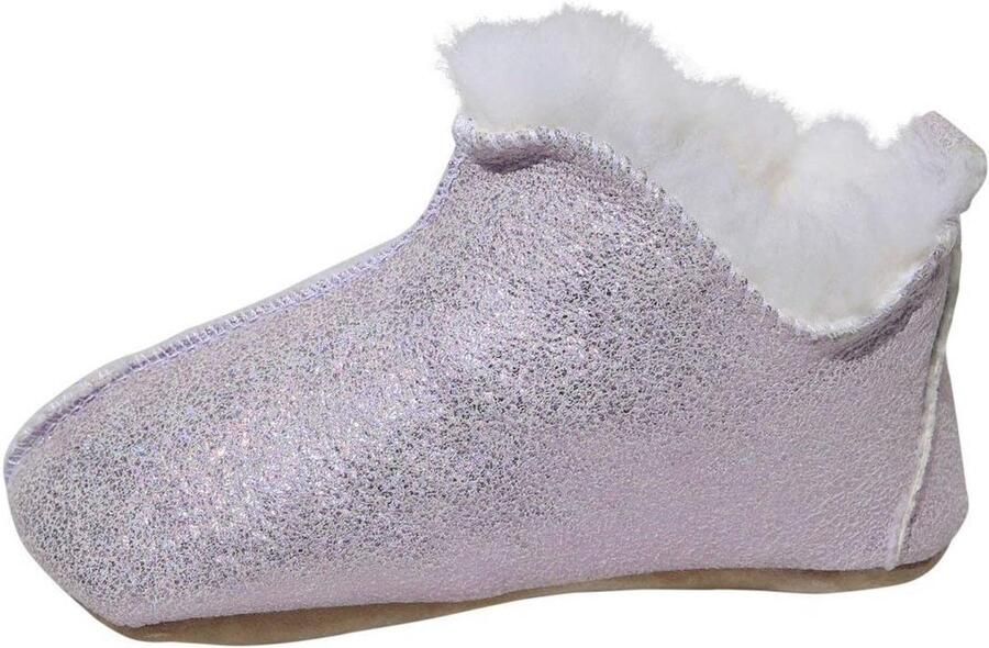 Slippers voor Meisjes 23 EU Warme en Ademend Pantoffels van Natuurlijk Lamsvacht