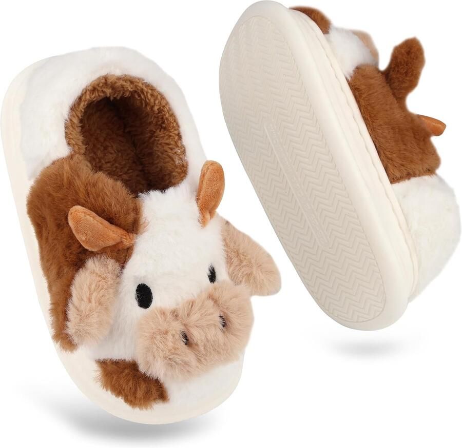 Slippers voor meisjes pluche warme schattige haas alles inclusief traagschuim antislip comfortabel platte pantoffels