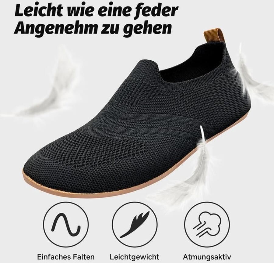 Slippers nen Barefoot Slipper Slip-on Sok Slippers Thuis Gesloten Antislip