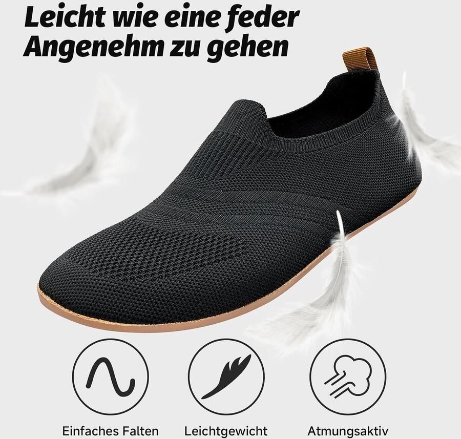 Slippers nen Barefoot Slipper Slip-on Sok Slippers Thuis Gesloten Antislip