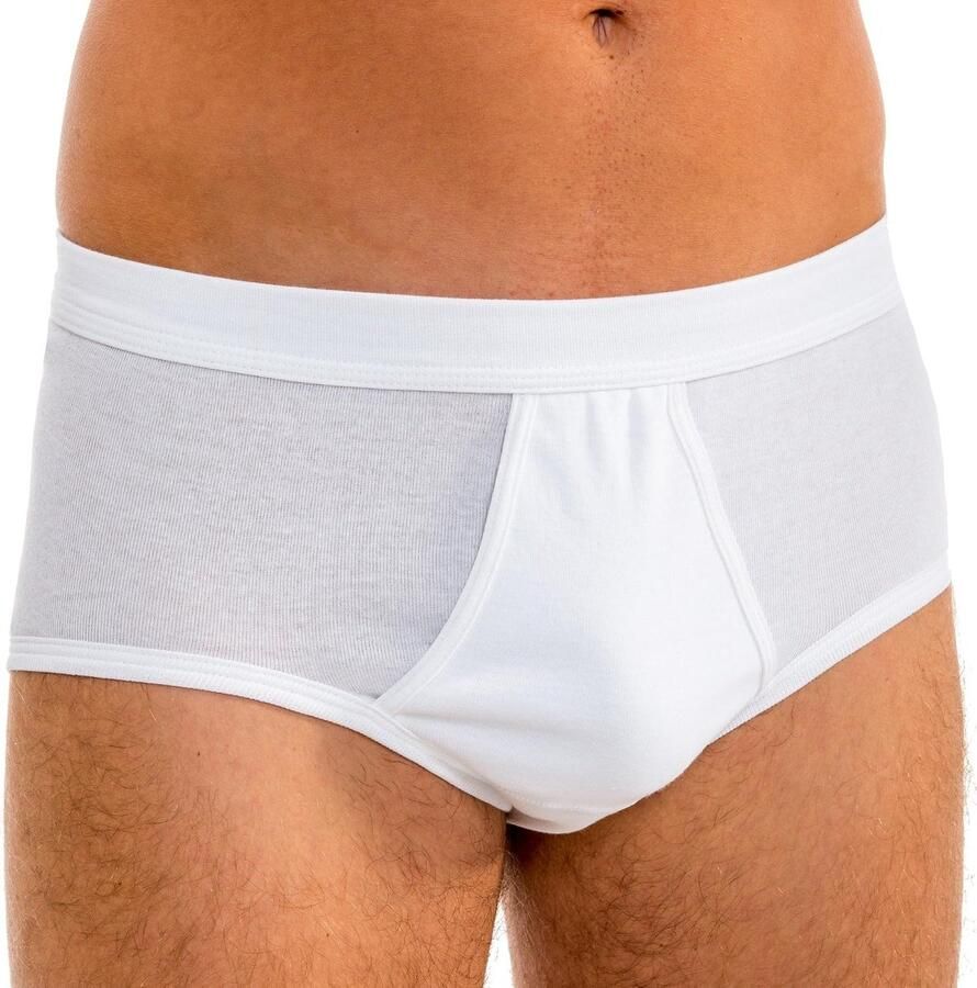 Slips met gulp en zachte tailleband van biologisch katoen