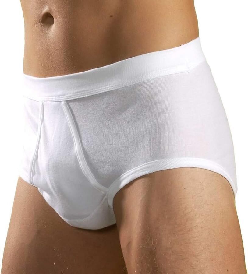 Slips met gulp en zachte tailleband van biologisch katoen