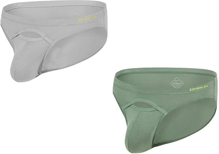 Slips Sexy Front Opening Pouch Bulge Verbetering Lage Stijging Rekbaar Zacht Comfortabel Mannelijk Ondergoed