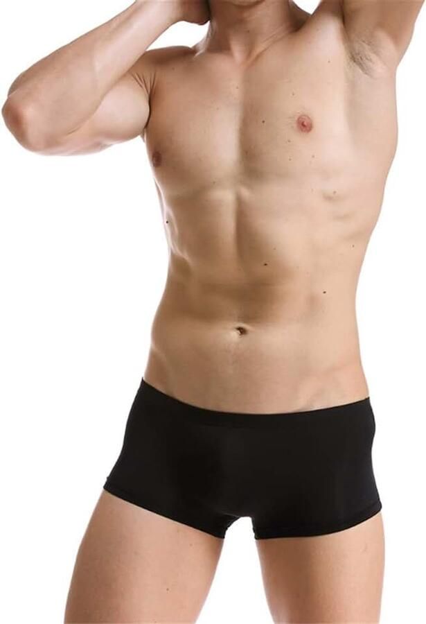 Slips van ijszijde naadloos ademend boxershorts transparant comfortabel