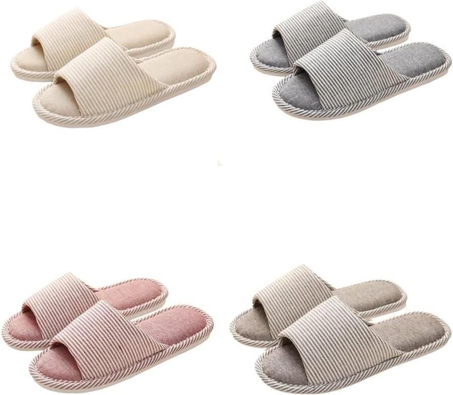 Sloffen Wasbaar Slippers Geheugenschuim Pantoffel Gastenpantoffels House Slipper Open Teen Pantoffels