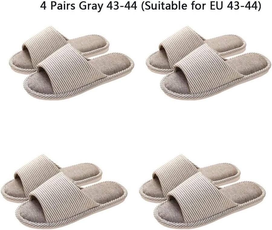 Sloffen Wasbaar Slippers Geheugenschuim Pantoffel Gastenpantoffels House Slipper Open Teen Pantoffels
