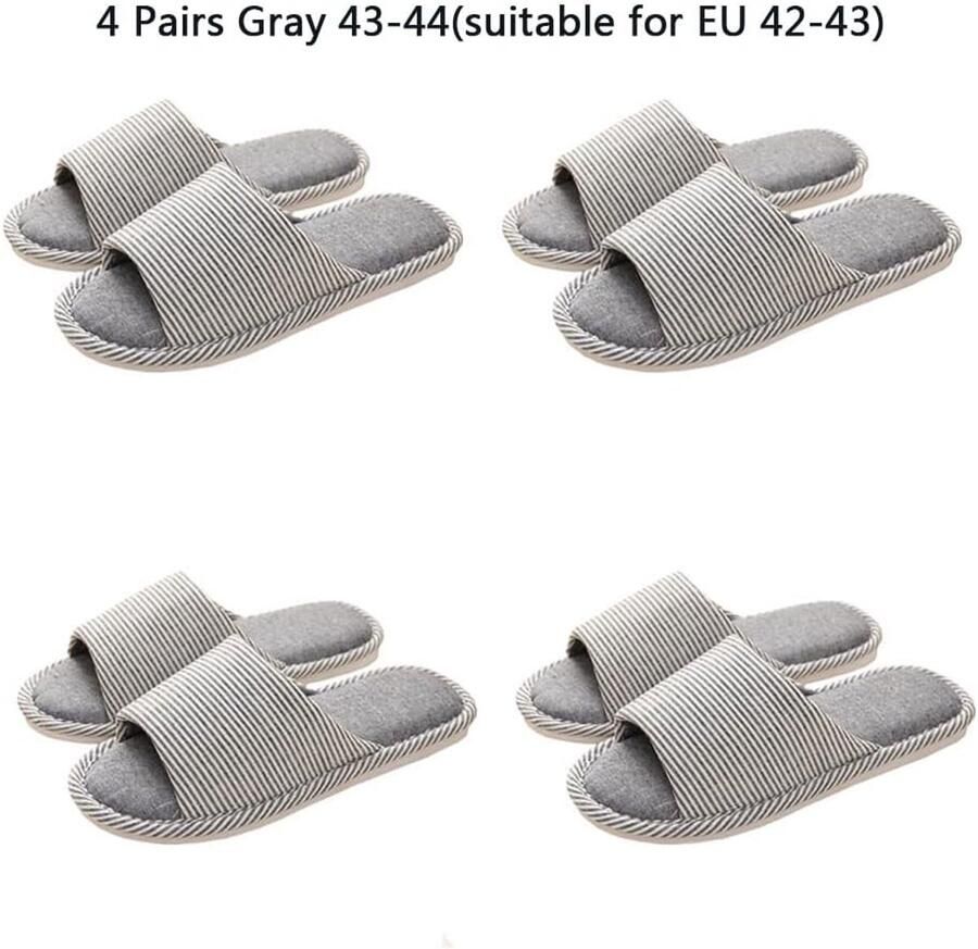 Sloffen Wasbaar Slippers Geheugenschuim Pantoffel Gastenpantoffels House Slipper Open Teen Pantoffels