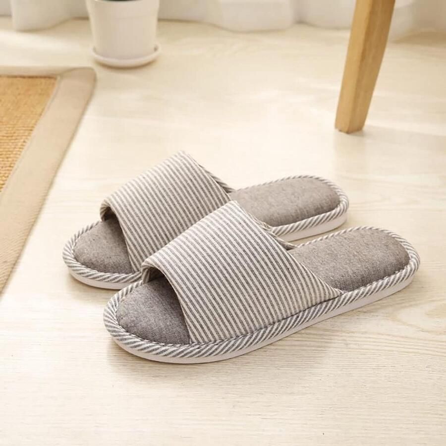 Sloffen Wasbaar Slippers Geheugenschuim Pantoffel Gastenpantoffels House Slipper Open Teen Pantoffels
