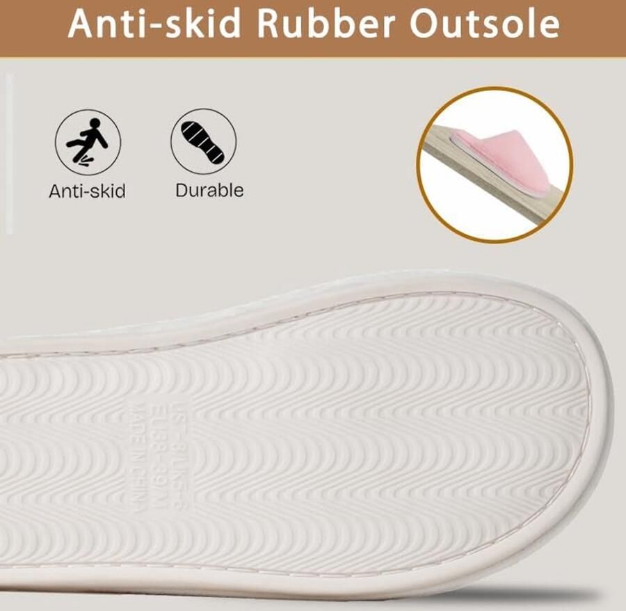 Sloffen Winter Warme Met Traagschuim Fluffy Pantoffel Pluche Huisschoenen Gevoerd Zacht