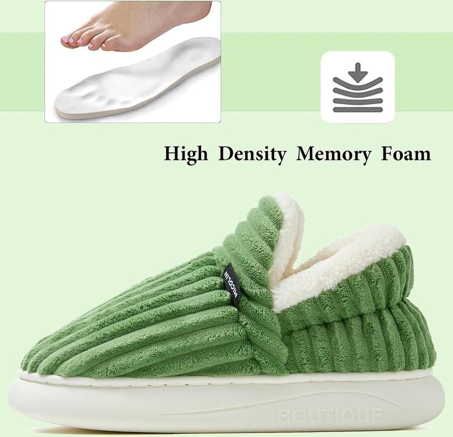 Sloffen Winterwarme Pluche Pantoffels Gesloten Knuffel Zachte Moderne Antislip Comfortabele Dikke Zool Elegant