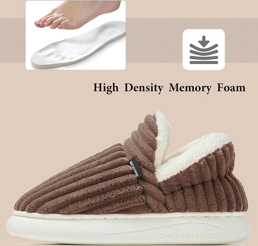 Sloffen Winterwarme Pluche Pantoffels Gesloten Knuffel Zachte Moderne Antislip Comfortabele Dikke Zool Elegant